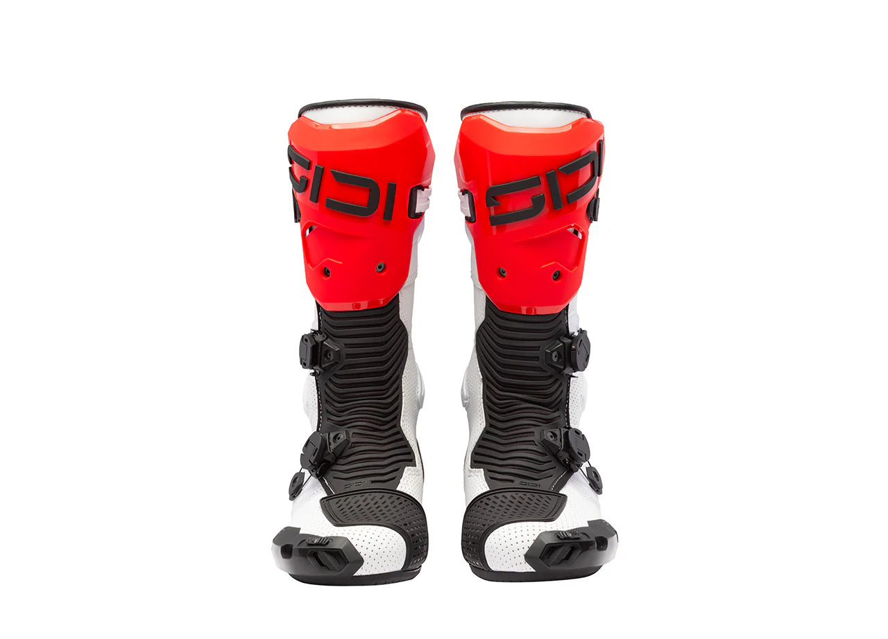 Sidi MAG 2 Air Motorradstiefel Weiß Schwarz Rot - 391