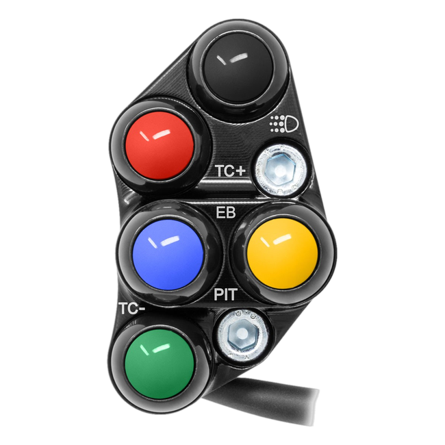 Lenkerschalter Superbike links JetPrime Aprilia RSV4 RF (17-18) JP SPS 009 – für APX-Dashboard