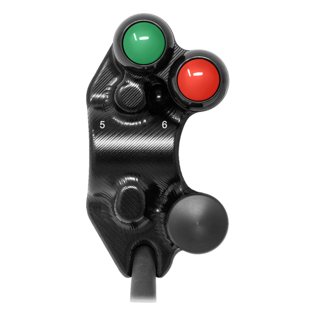 Lenkerschalter Superbike links JetPrime Aprilia RSV4 (21-26) JP SPS 049M – für MoTeC-Dashboard