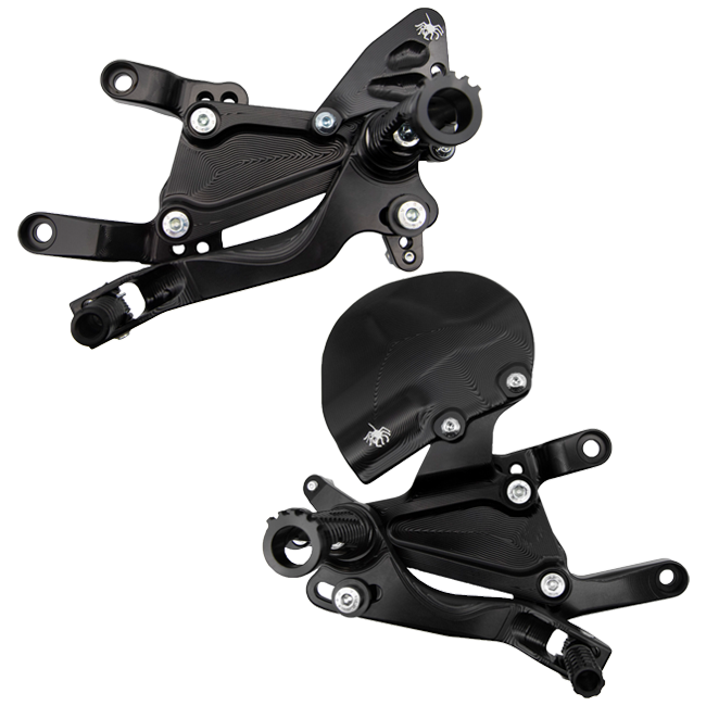 Fußrastenanlage "RACING MODEL" Spider Racing Ducati Panigale V4/S/R (25-26) 10.D312