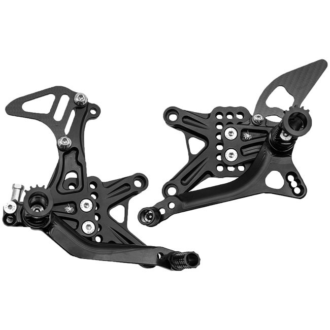 Fußrastenanlage von Spider Racing Kawasaki ZX-6R/636/RR (09-26)