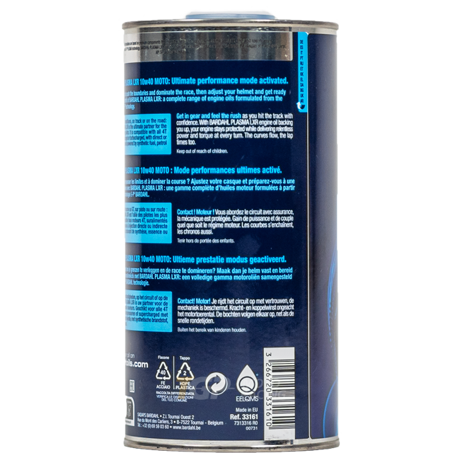 Bardahl 10W40 Plasma LXR - 1 Liter Premium Öl