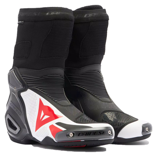 Dainese Axial 2 Air Racing und Straßen Motorradstiefel | Herren | Schwarz/Weiß | 2017900053V780