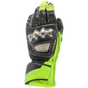 Dainese Full Metal 7 Racing Motorrad Lederhandschuhe | Herren | Neon Gelb/Schwarz