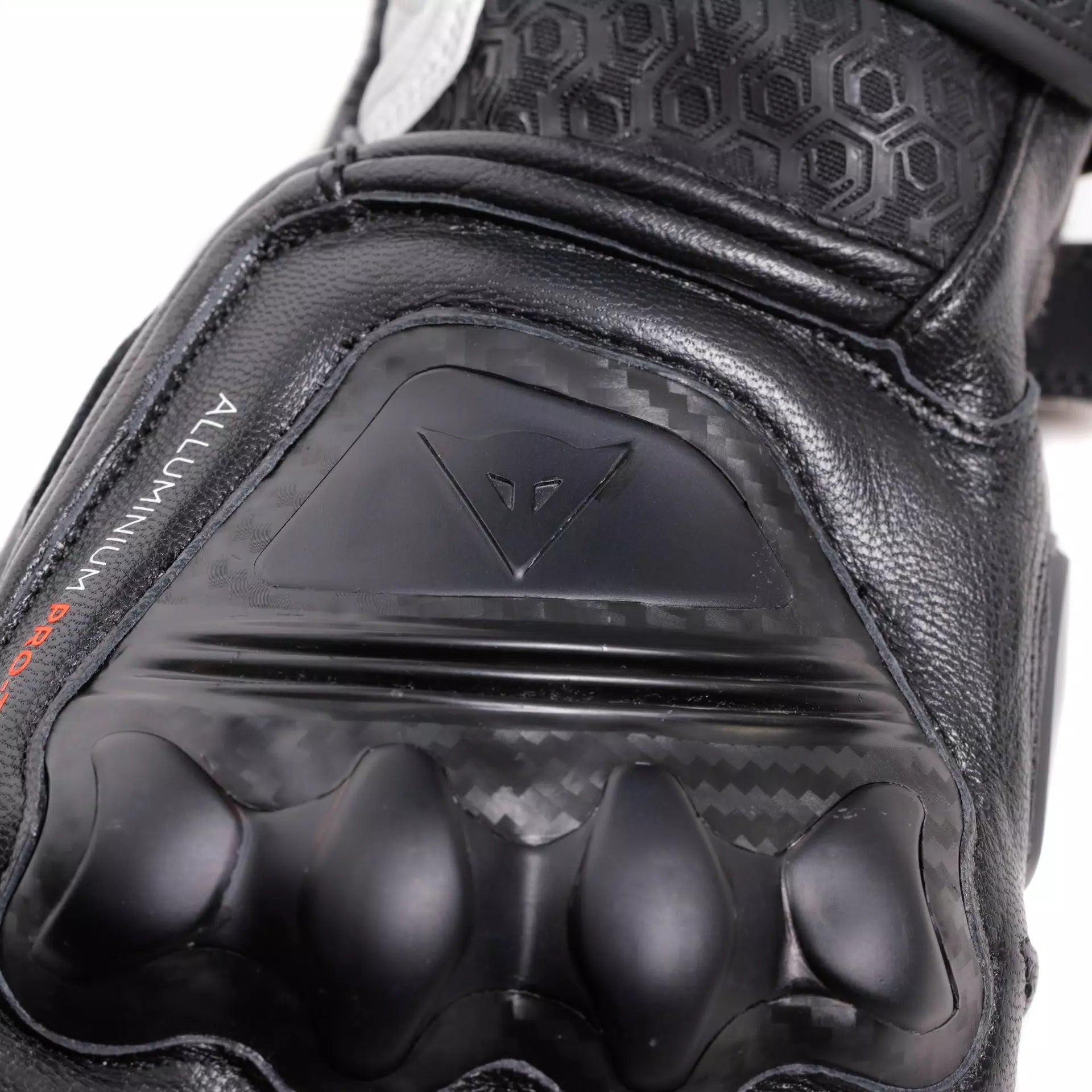 Dainese Fiero Racing Motorrad Lederhandschuhe | Herren | Schwarz/Weiß | 2018100025N3200