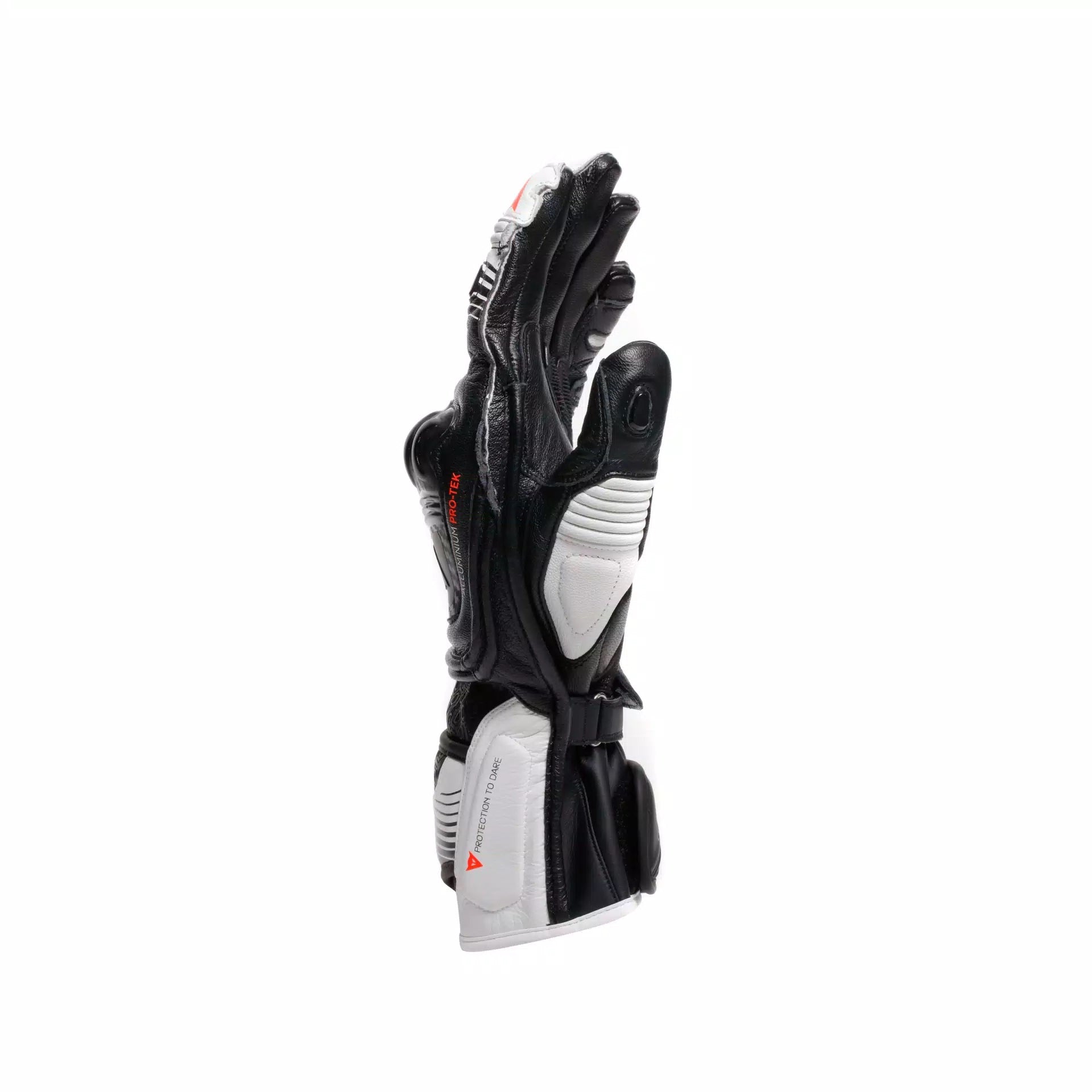Dainese Fiero Racing Motorrad Lederhandschuhe | Herren | Schwarz/Weiß | 2018100025N3200