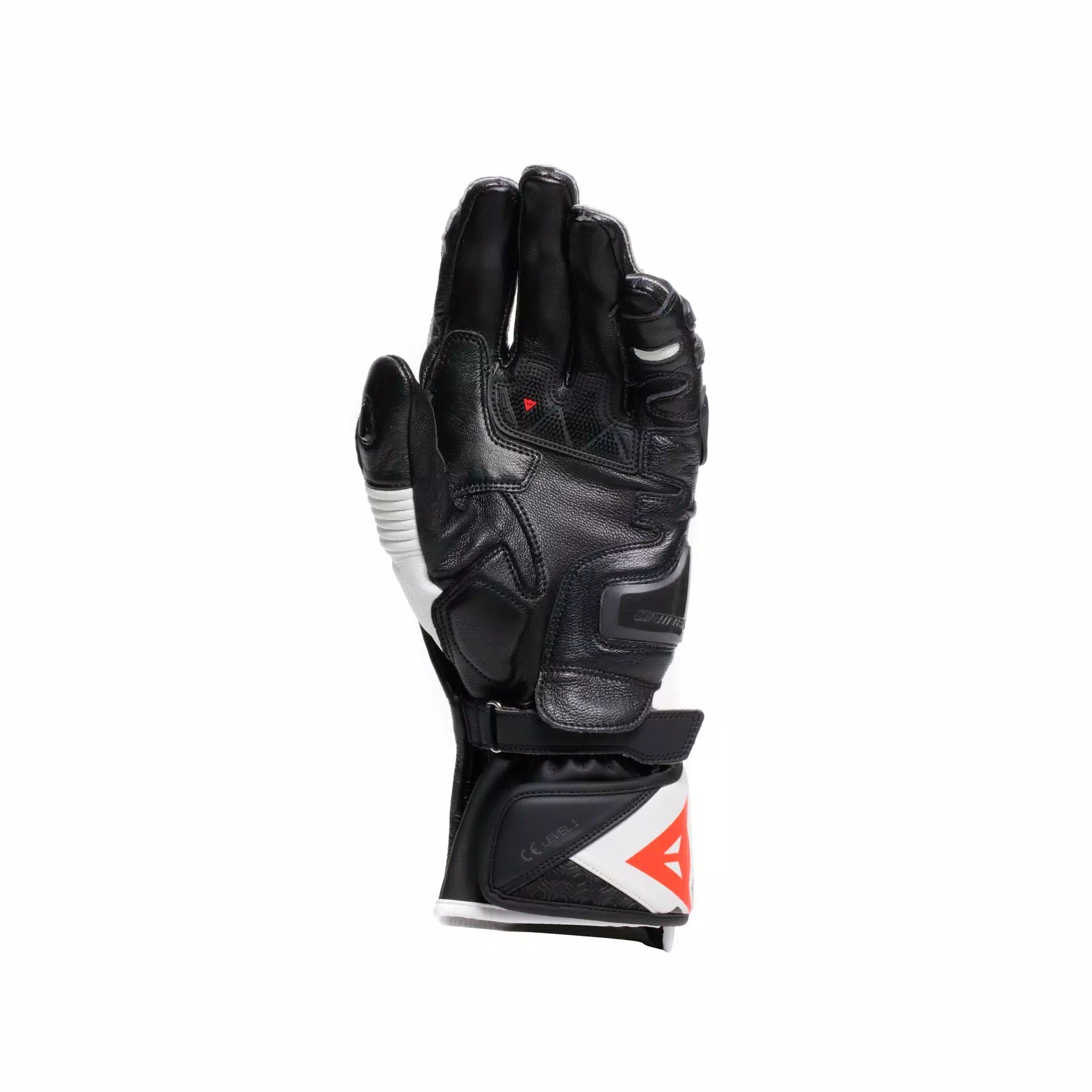 Dainese Fiero Racing Motorrad Lederhandschuhe | Herren | Schwarz/Weiß | 2018100025N3200