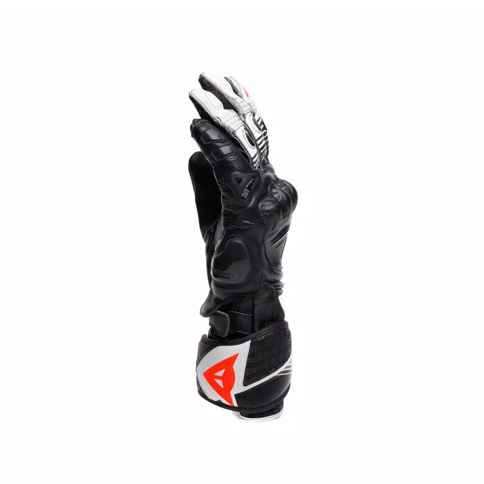 Dainese Fiero Racing Motorrad Lederhandschuhe | Herren | Schwarz/Weiß | 2018100025N3200
