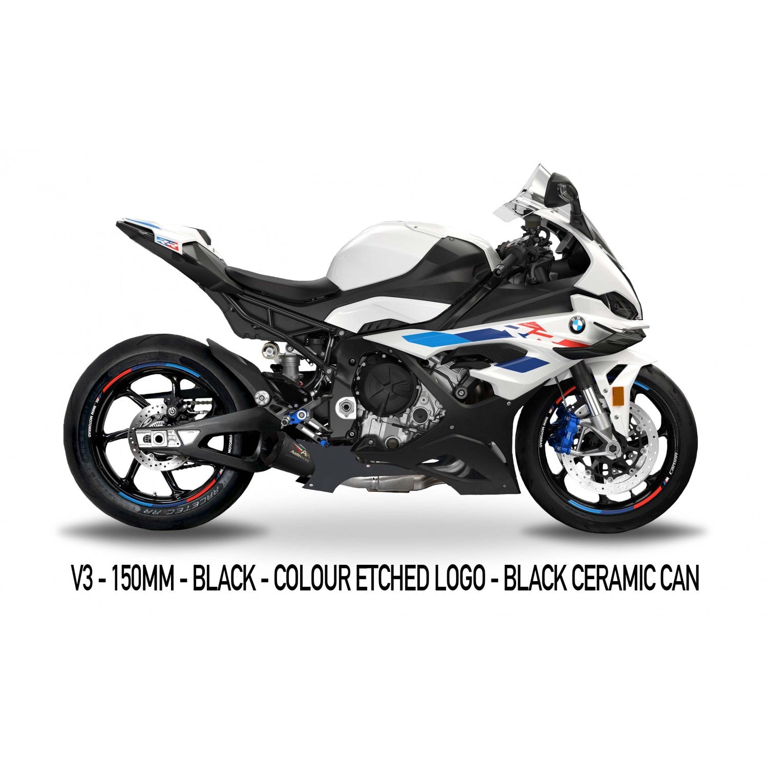 Austin Racing Slip-On GP3 (GP1R/V3) + KAT-Ersatzrohr BMW S1000RR K67 (19-26)