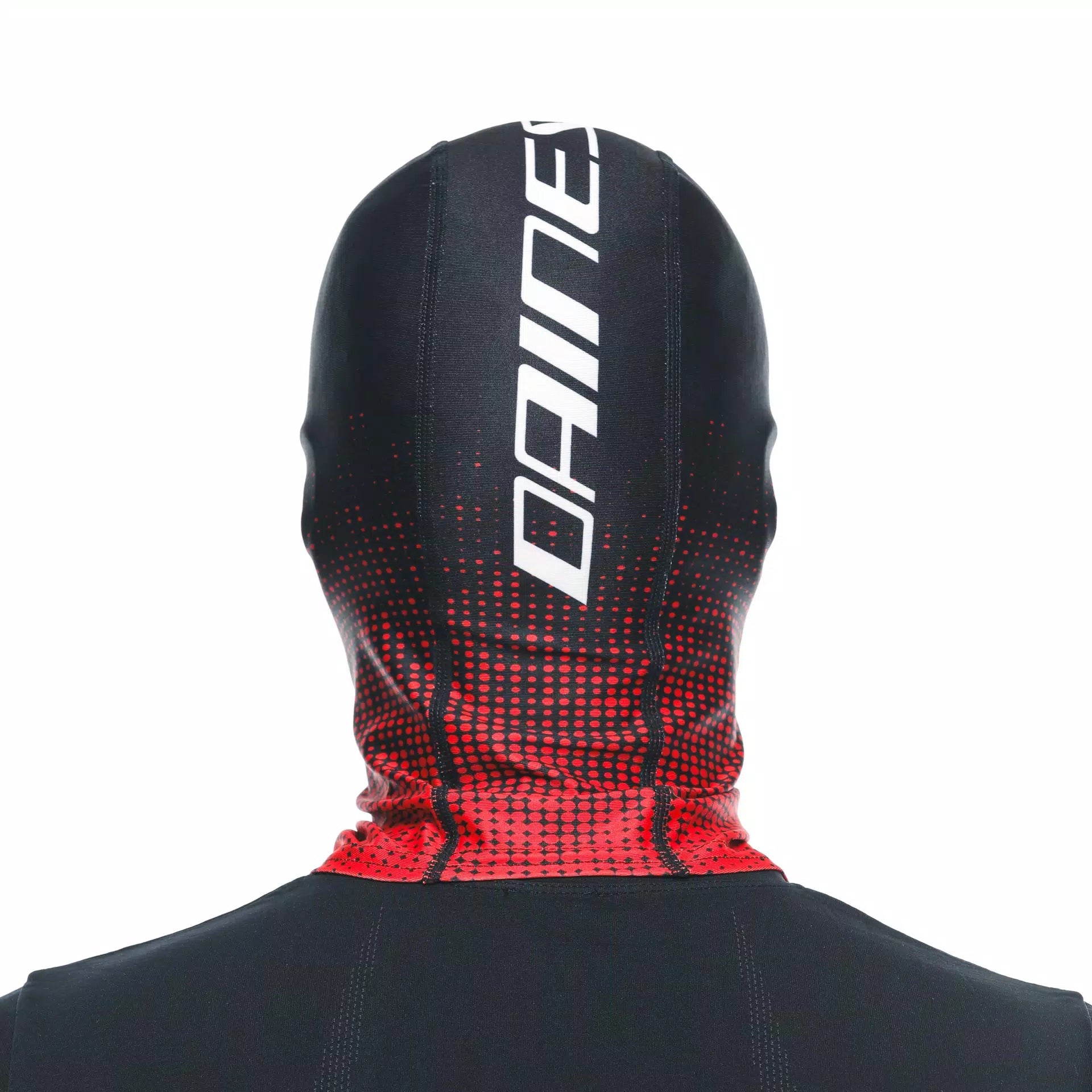 Dainese Sturmhaube Schwarz/Rot mit Dainese Logo | 201910000681L001