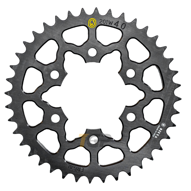 Sitta Aluminium Kettenrad Kawasaki ZX-10R/RR (04-26) (201W) – 37-47 Zähne, 520 Teilung