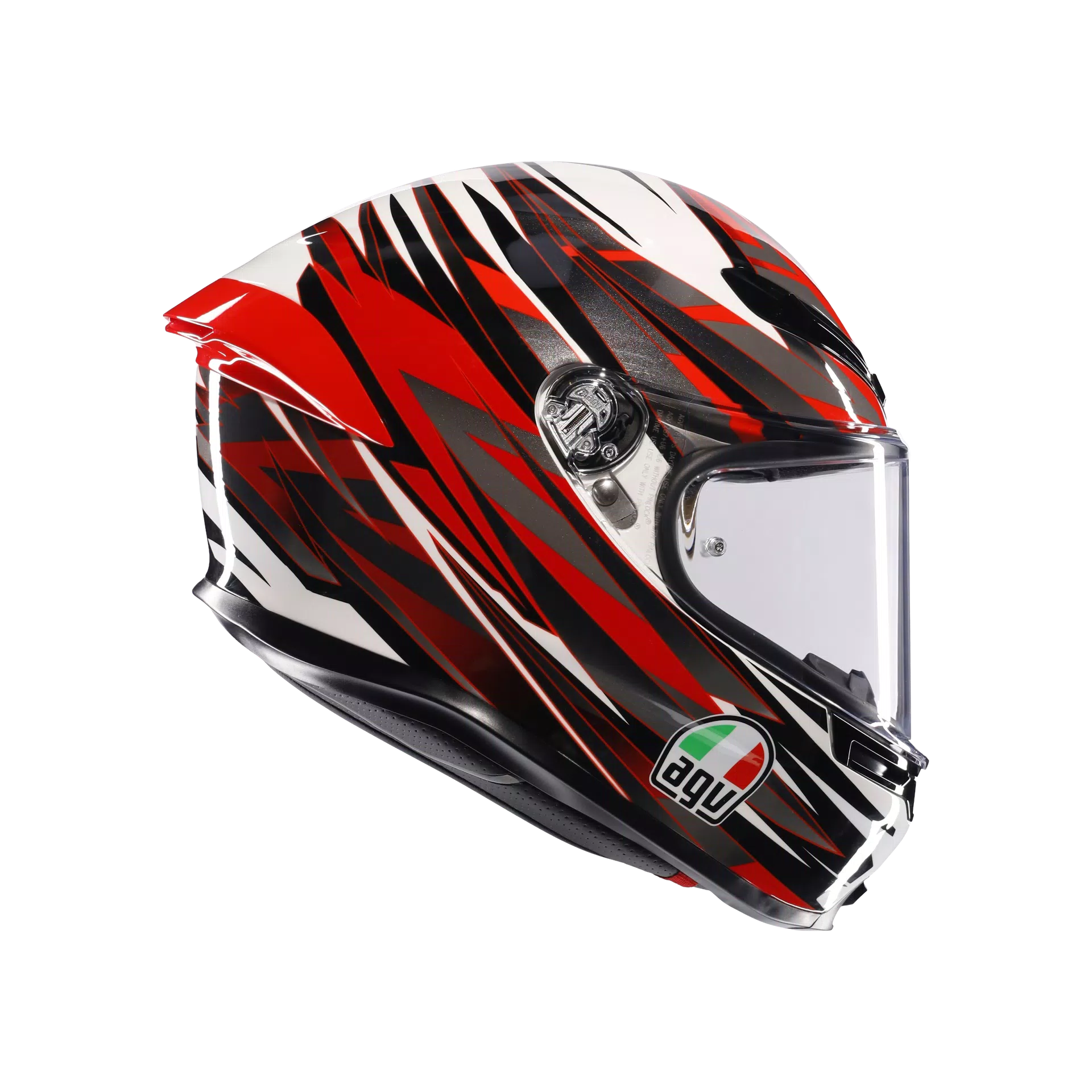AGV K6 S Helm Reeval Weiß/Rot/Grau | 2118395001023