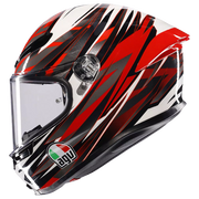 AGV K6 S Helm Reeval Weiß/Rot/Grau | 2118395001023