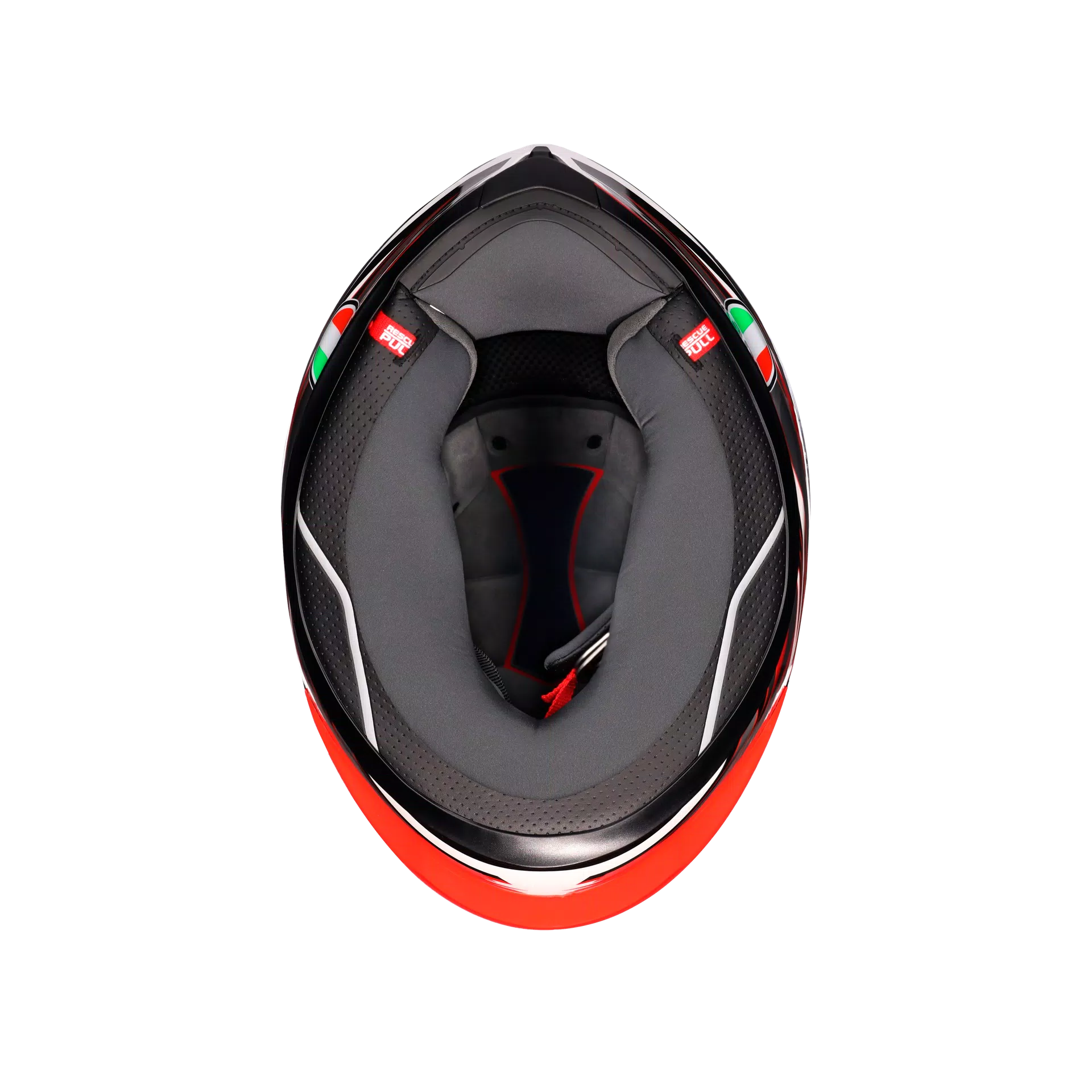 AGV K6 S Helm Reeval Weiß/Rot/Grau | 2118395001023