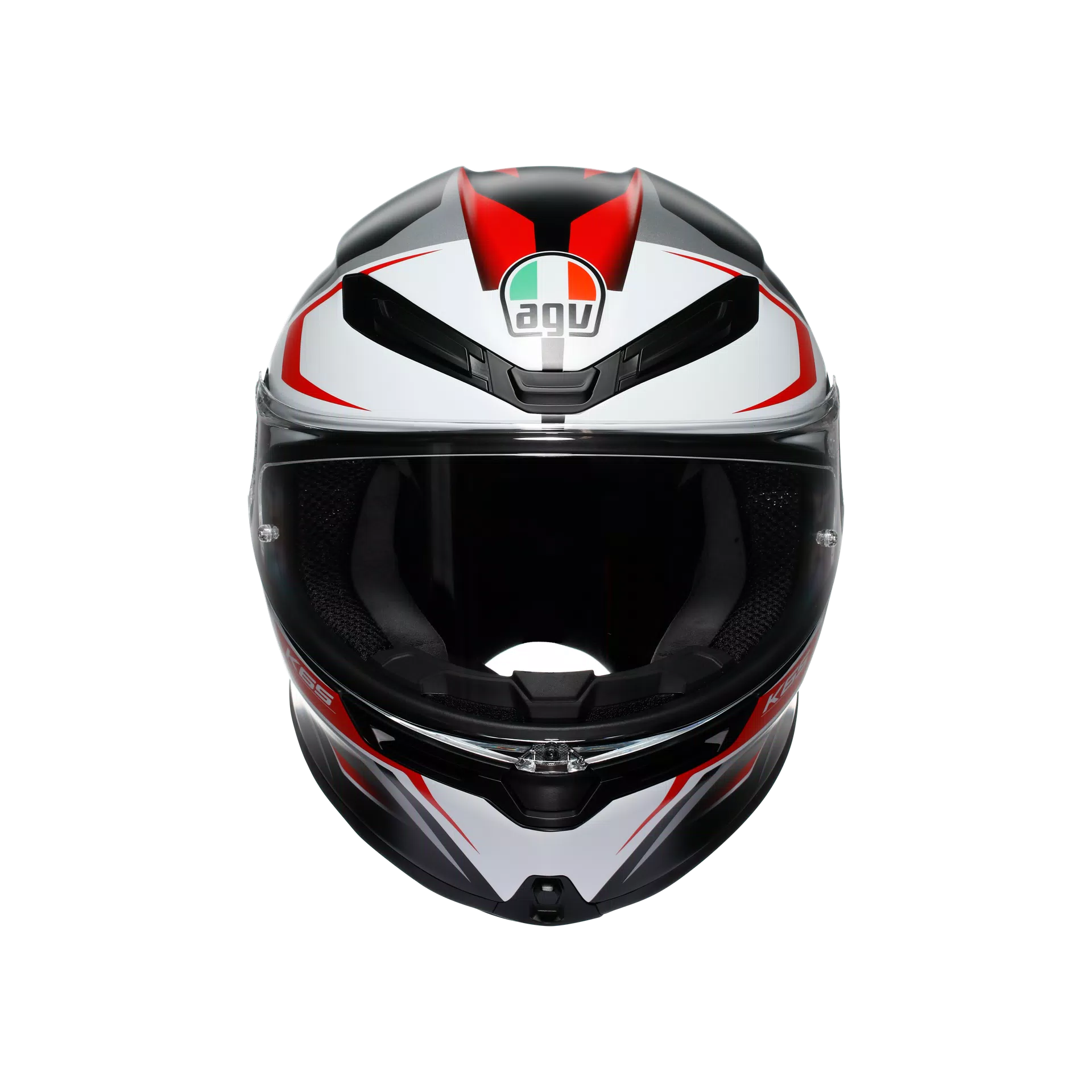 AGV K6 S Helm Karve Matt Schwarz/Weiß/Rot | 2118395001025