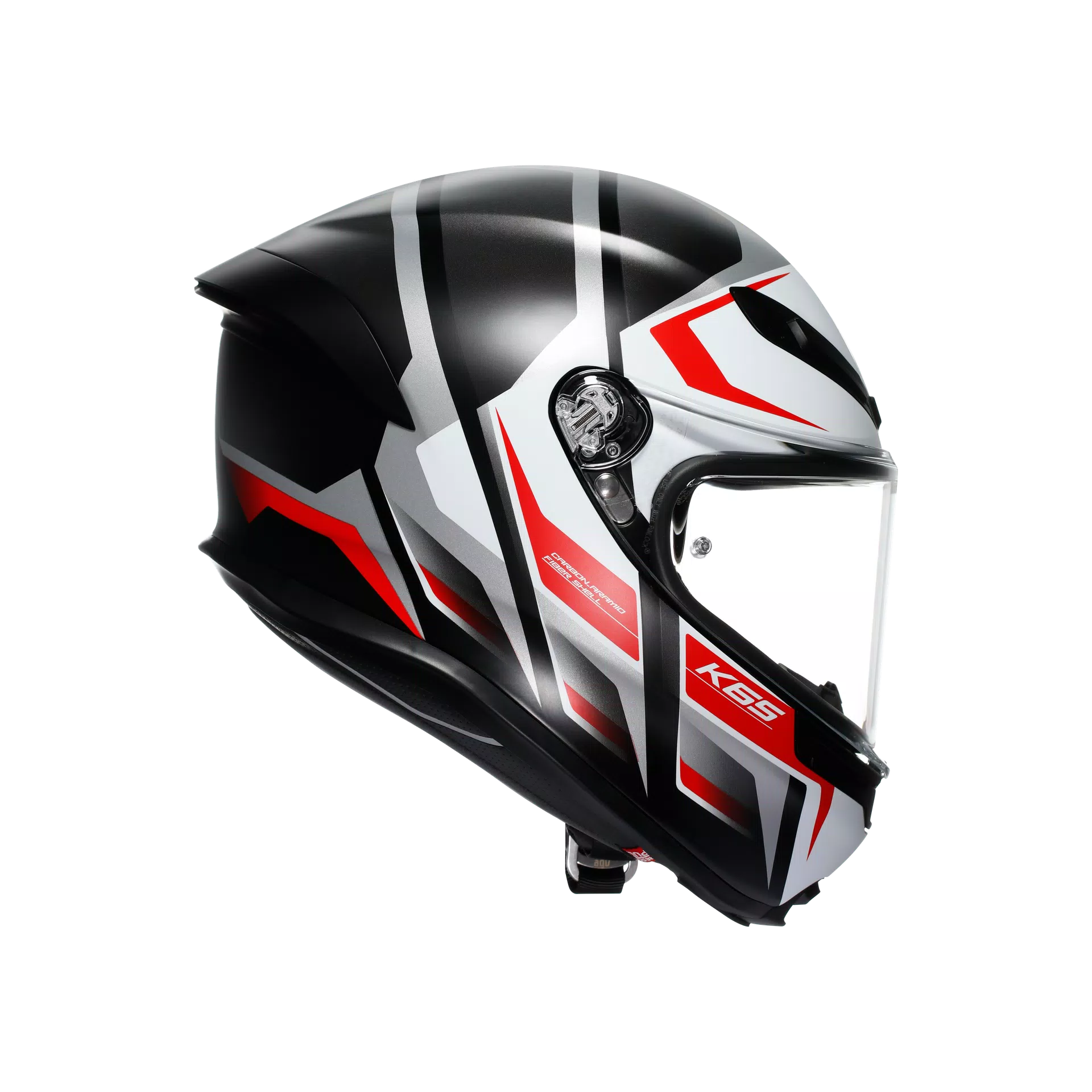 AGV K6 S Helm Karve Matt Schwarz/Weiß/Rot | 2118395001025