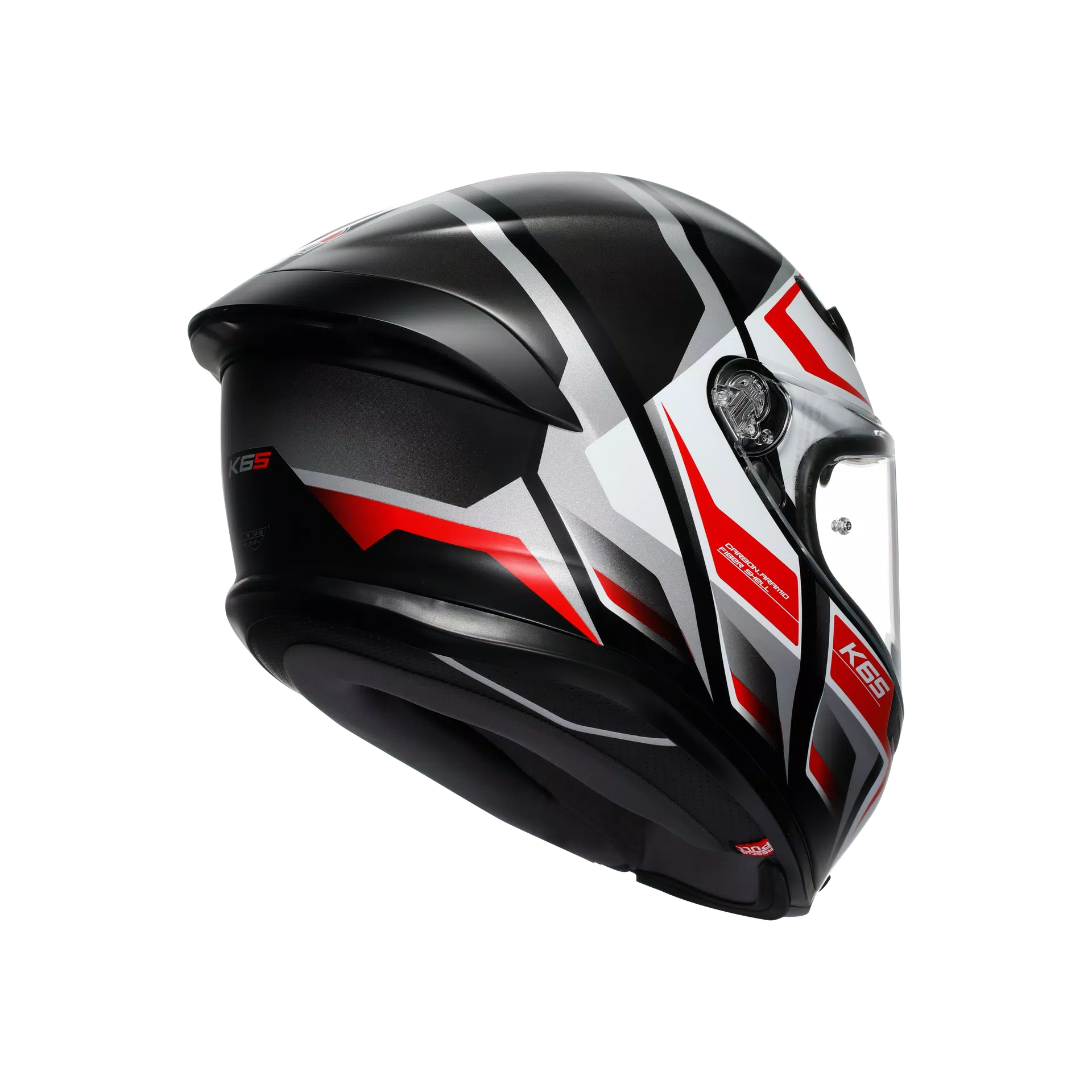AGV K6 S Helm Karve Matt Schwarz/Weiß/Rot | 2118395001025