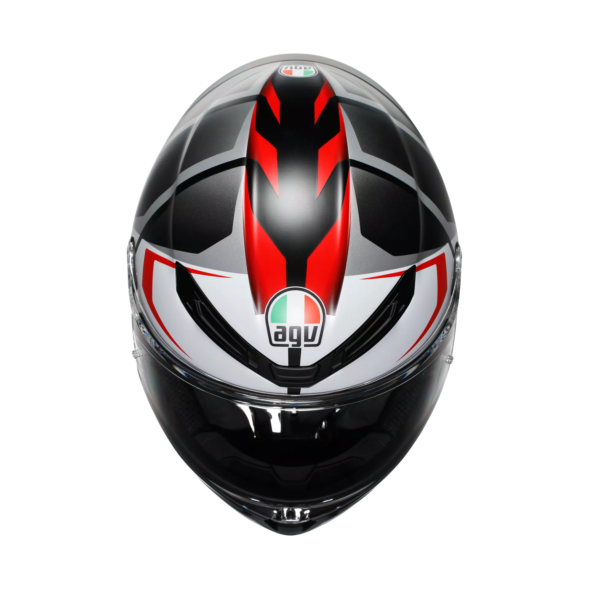 AGV K6 S Helm Karve Matt Schwarz/Weiß/Rot | 2118395001025
