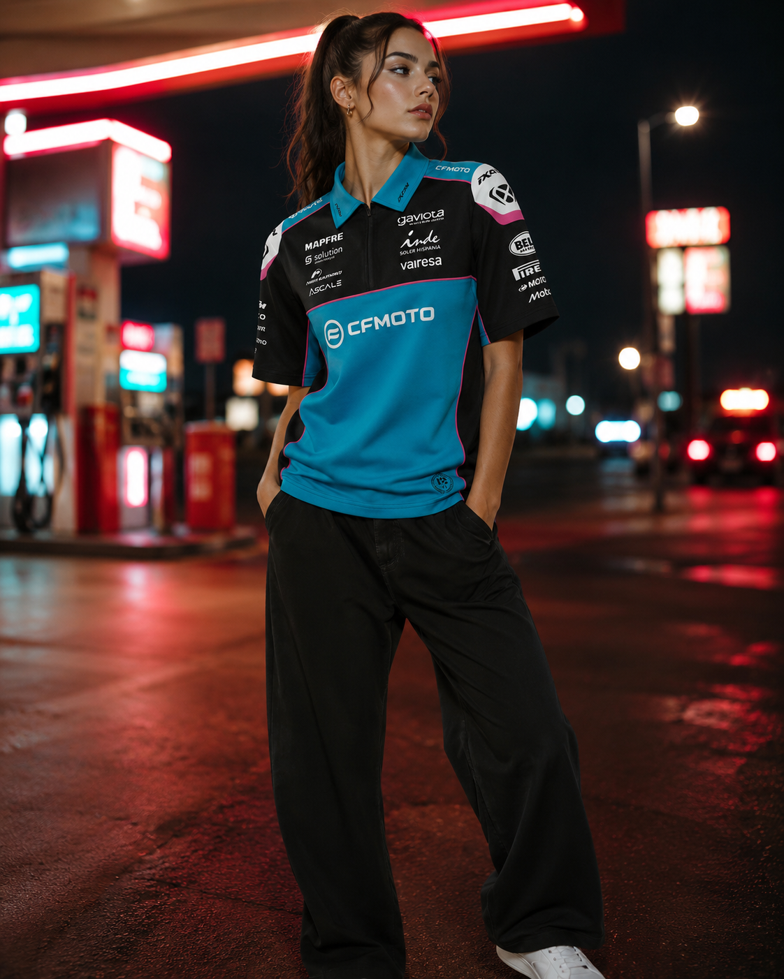 CFMOTO Aspar Racing Ángel-Nieto-Team Poloshirt Replica 2026 IXON