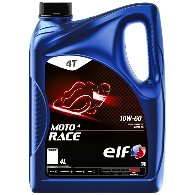 ELF Moto 4 Race 10W60 Motoröl - 4 Liter