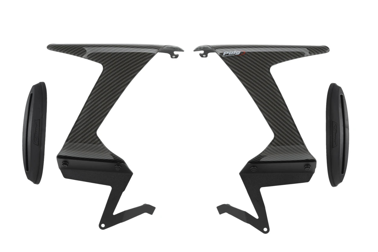 Puig Winglets Side Spoiler Downforce Kawasaki ZX-6 R (24-26)