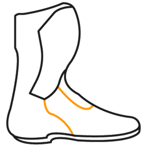 1 Paar Motorradstiefel Dainese Axial 2 Air (Custom Works Design)