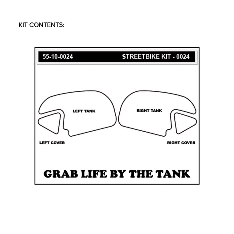 Stompgrip Vulcano Traction Pads Honda CBR 600 RR (13-20) 55-10-0024