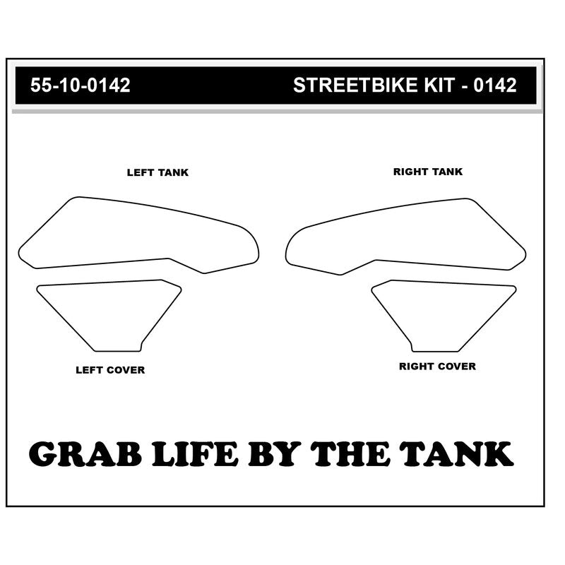 Stompgrip Vulcano Traction Pads Honda CBR 1000 RR SC77 (17-19) 55-10-0142