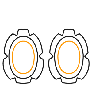 1x Knieschleifer Flag Series Saltaire Schottland