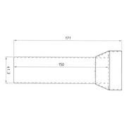 Spark Exhaust dB-Killer Rechteckig Universal 150 mm Open G9915
