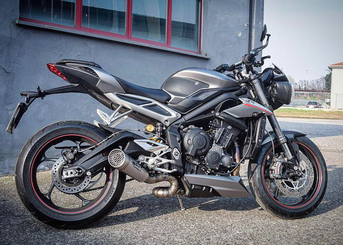 Spark Exhaust Verbindungsrohr Racing Titanium Triumph Street Triple 765 R/RS (17-26) GTR0501R