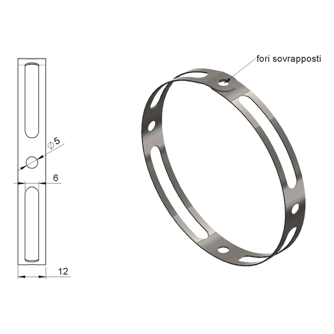 Spark Exhaust Halter Inlet Konix Edelstahl Universal SGFA059