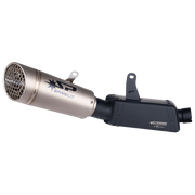 Spark Exhaust Halbkomplette Anlage Zulassung Satz Grid-O Black Box Triumph Street Triple 765 R/RS (17-26) GTR0507BOM