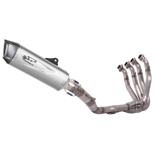 Spark Exhaust Komplettanlage Racing Force Collector 350 mm Edelstahl Kawasaki ZX-10R/RR (11-20) GKA8814T