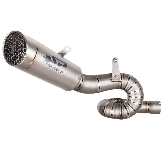 Spark Exhaust Halbkomplette Anlage Racing Satz Grid-O Titanium Triumph Street Triple 765 R/RS (17-26) GTR0501T