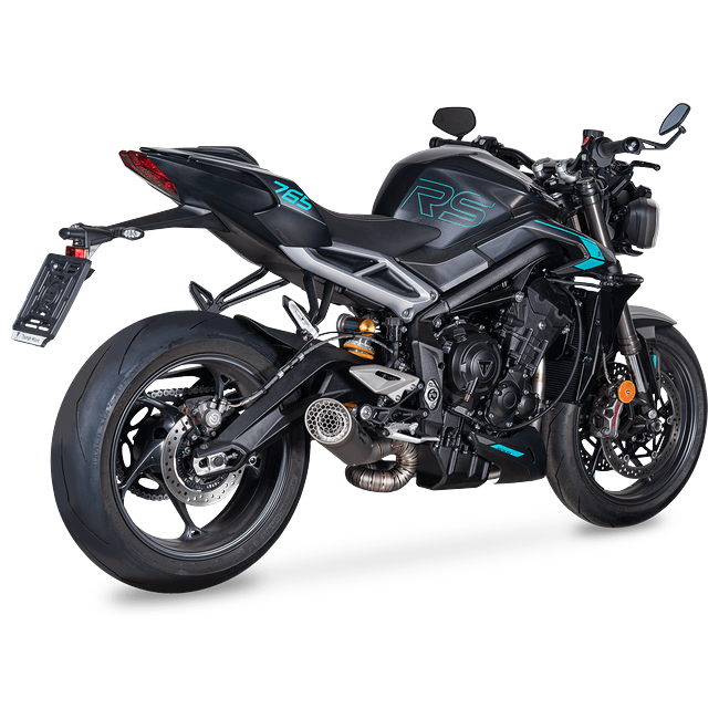 Spark Exhaust Halbkomplette Anlage Racing Satz Grid-O Titanium Triumph Street Triple 765 R/RS (17-26) GTR0501T