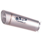 Spark Exhaust Schalldämpfer Universal Grid-O 60 mm / 300 mm Titanium G00SI26T