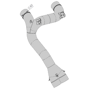 Spark Exhaust Verbindungsrohr Untersitz 2-1-2 Titanium Ducati Panigale V4/S/R (18-24) SGDU8839*01