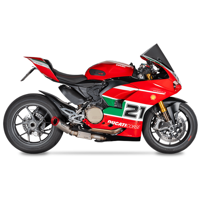Spark Exhaust Halbkomplette Anlage Racing Satz Dyno Pre- Box Ducati Panigale 959 (16-19) GDU8850T
