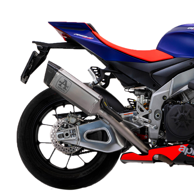 Arrow Slip-On Kit Pista Titanium Aprilia RSV4 1100 Factory (21-26) 71003PT