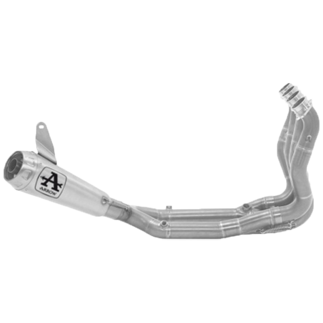 Arrow Komplettanlage Pro-Race Low Edelstahl BMW M1000RR K66 (21-26) 71204CP