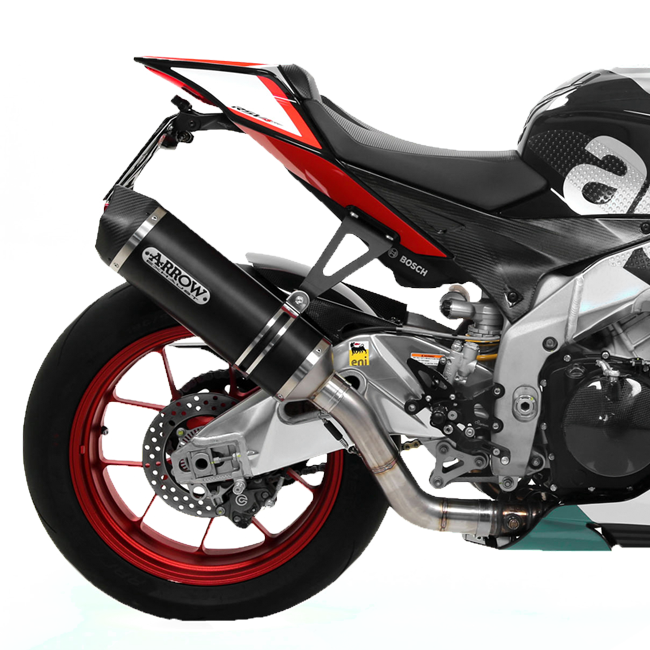 Arrow Slip-On Race-Tech Aluminium Dark Aprilia RSV4/RR/RF (17-18) 71744AKN