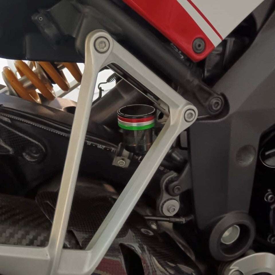 Ausgleichsbehälter-Deckel Hinten Tricolore K-Bike Ducati Panigale V4/S/R (25-26) TS035