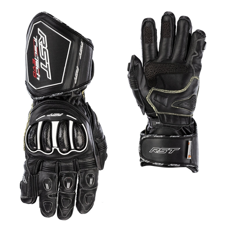 RST Tractech Evo 4 Motorrad Lederhandschuhe | Frauen | Schwarz | 103495