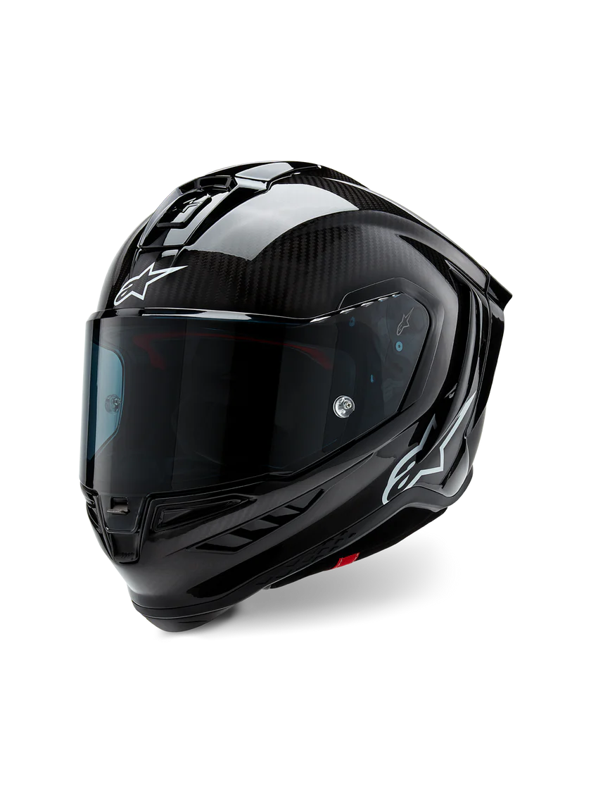 Alpinestars Supertech R10 Solid Helm Carbon Glanz 8200124-1902