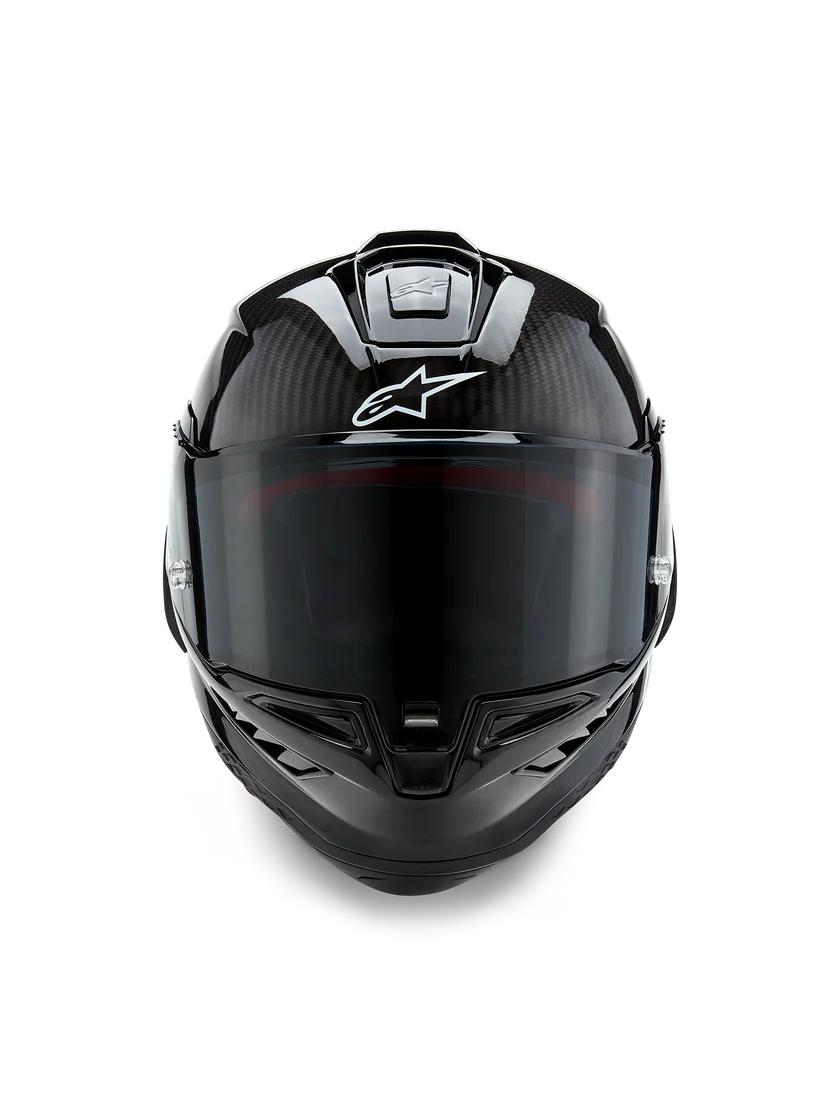 Alpinestars Supertech R10 Solid Helm Carbon Glanz 8200124-1902