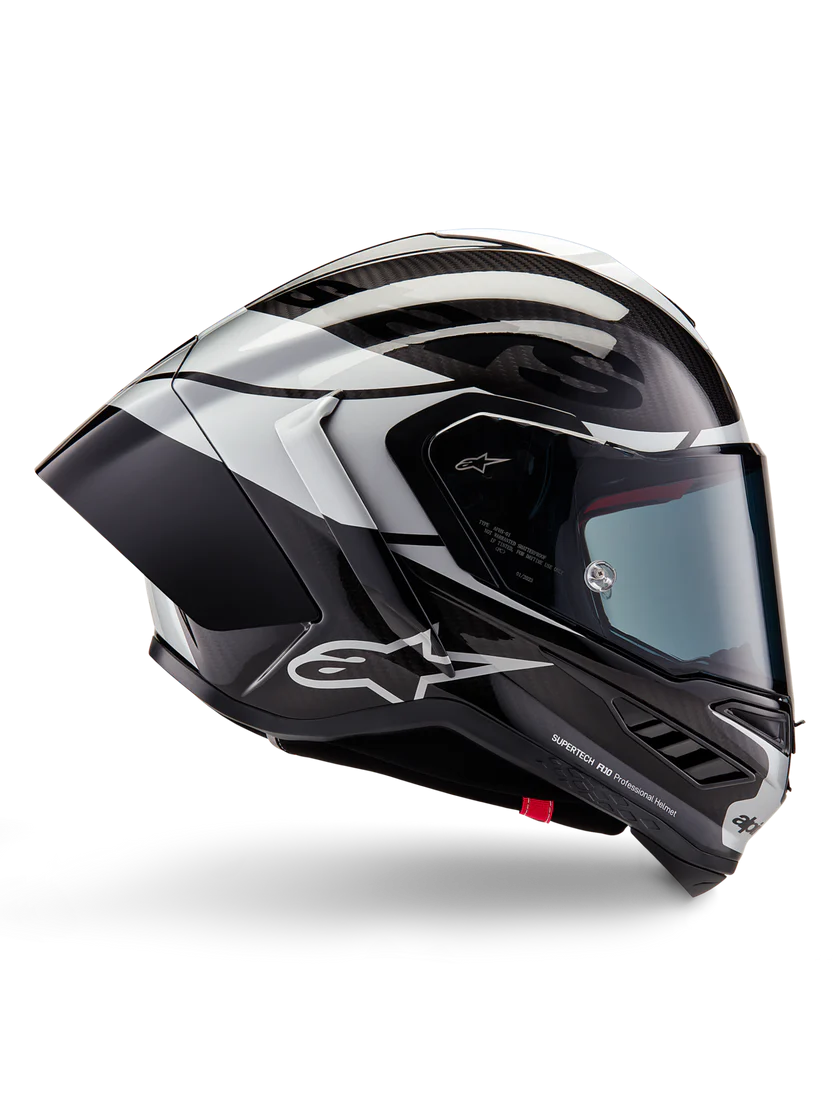 Alpinestars Supertech R10 Element Helm Carbon Schwarz Silber 8200324-1368