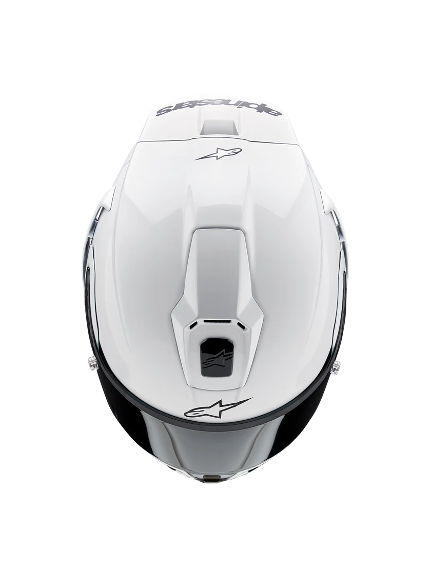 Alpinestars Supertech R10 Solid Helm Weiß Glanz 8200124-2170