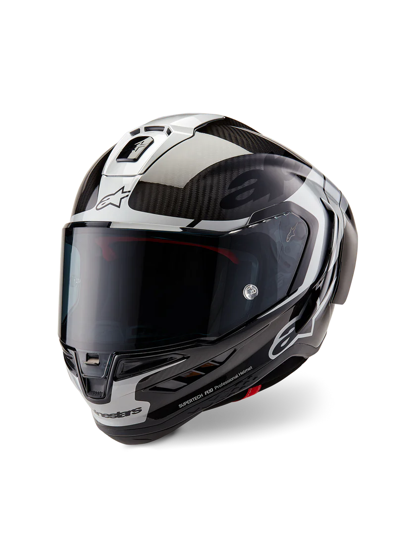 Alpinestars Supertech R10 Element Helm Carbon Schwarz Silber 8200324-1368