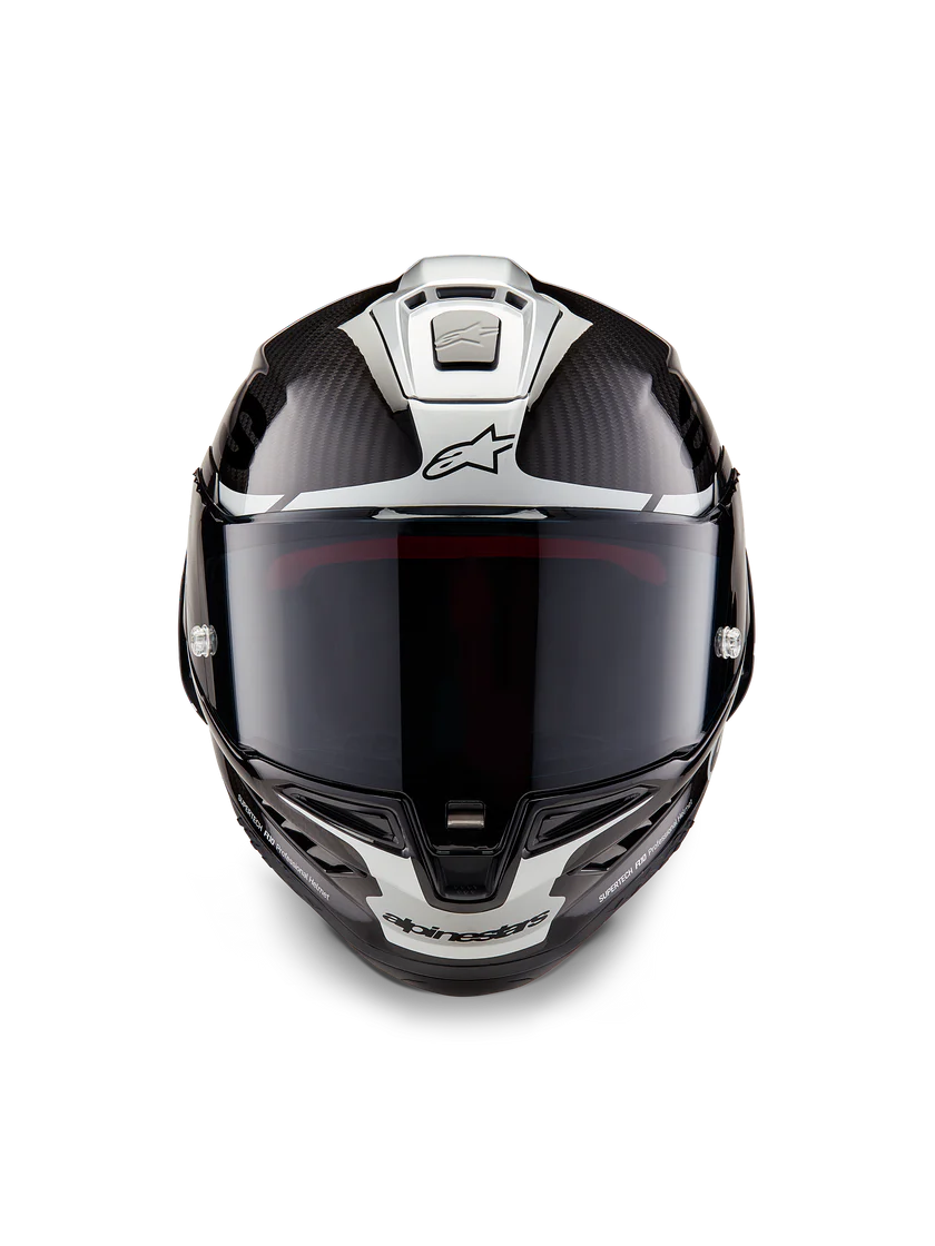 Alpinestars Supertech R10 Element Helm Carbon Carb Schwarz Silber 8200324-1368